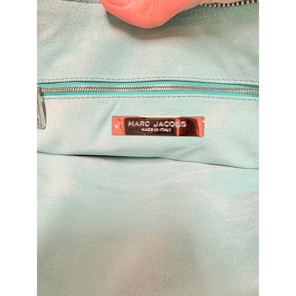 Marc Jacob Leather Shoulder Bag Peach Nude - Picture 6 of 14